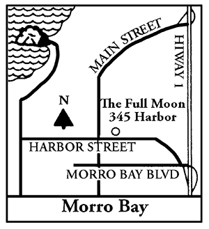 map to Full Moon Pottery Studio